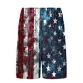 thumbnail image 5 of PNTUTB Summer Men's Fashion Printed Casual Loose Comfortable Elastic Drawstring Lined Beach Shorts with Pockets, 5 of 6