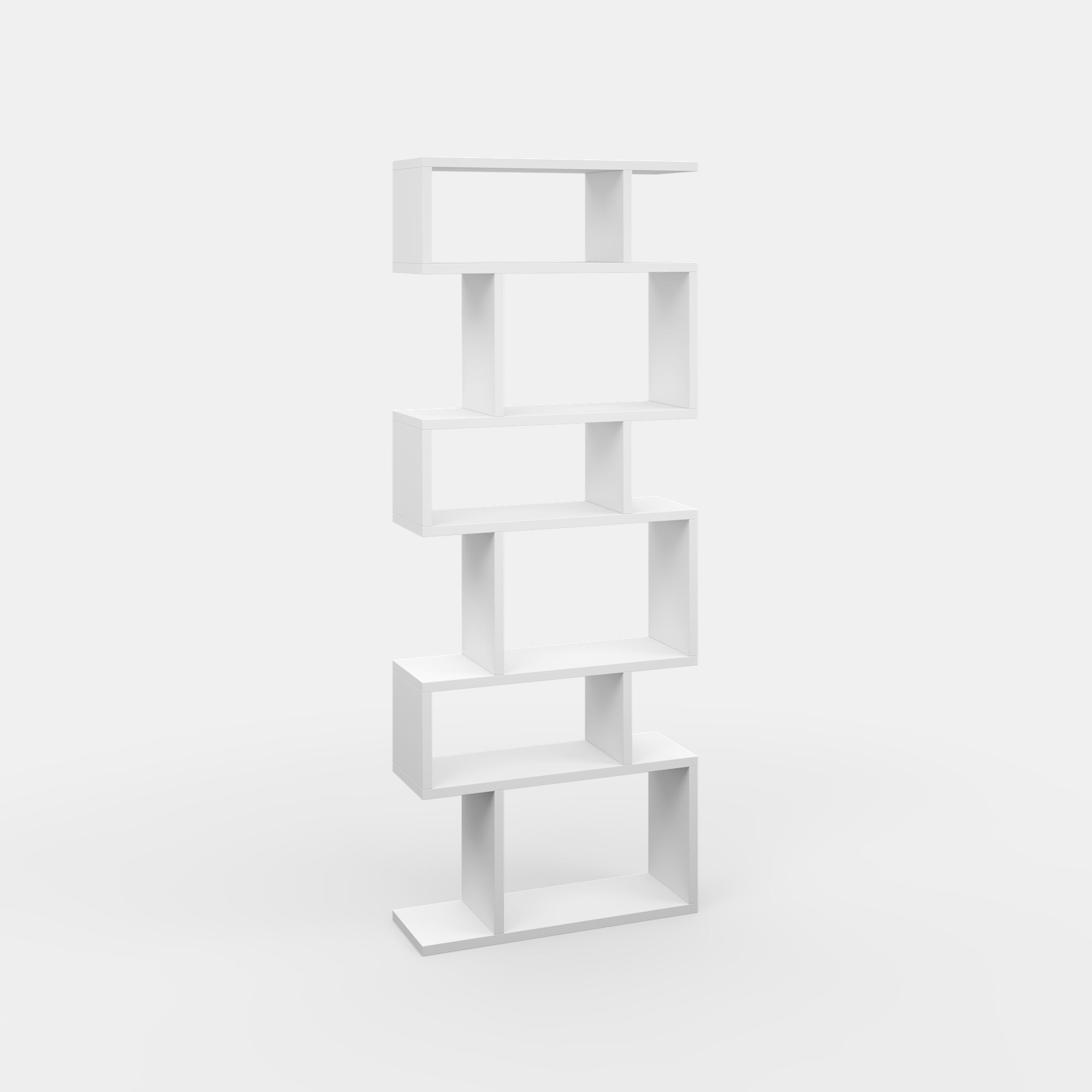 Ada Home Decor Bates Multiple Tier Open Shelf Cube Bookcase, White