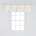 thumbnail image 2 of Ambesonne Flower Window Valance, Vintage Style Lilies, 42" x 18", Yellow and White, 2 of 3
