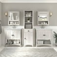 thumbnail image 3 of Bush Furniture Salinas 32" Bathroom Vanity with Sink, Linen White Oak, 3 of 7