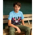 thumbnail image 5 of Aideaone Boys T-Shirts 3D Graphic Tees Kids Neon Print Short Sleeve Shirts Size 4-14, 5 of 7