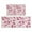 Pink Pioneer Flower, variant on Patchwork Pioneer Flower Kitchen Rugs Sets Of 2,Anti Fatigue Kitchen Mat Rugs Non Slip Washable,Decorative Kitchen Floor Mats for Kitchen,Sink,Laundry,17"x30"+17"x47"