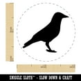 thumbnail image 2 of Crow Solid Self-Inking Rubber Stamp Ink Stamper - Dry Pad (No Ink) - Mini 1/2 Inch, 2 of 7