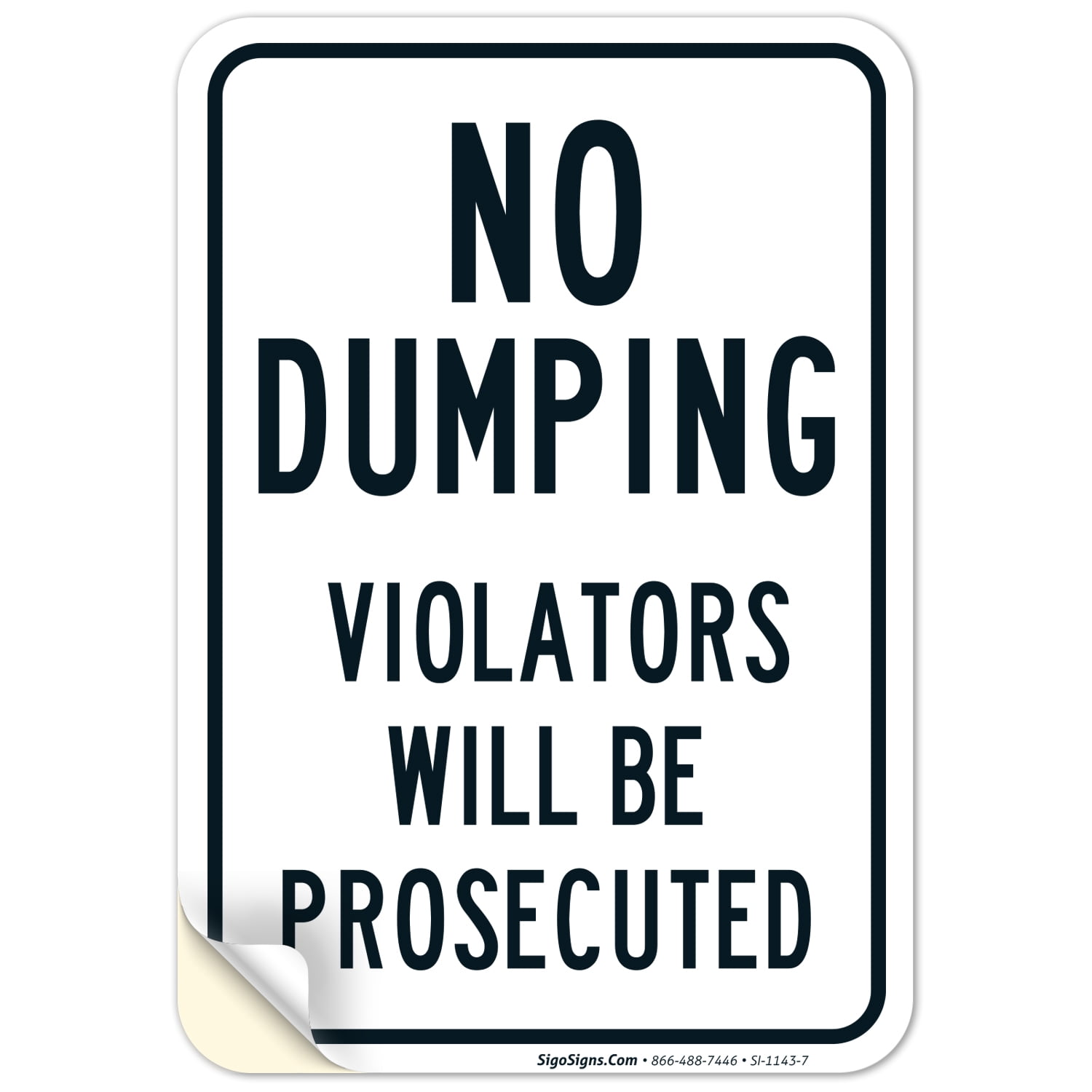 2x Schilder "No Dumping - Private Property Video Surveillance" – Reflektierendes Aluminium, 25,4x17,8cm, Wetterfest, Mit Bohrungen