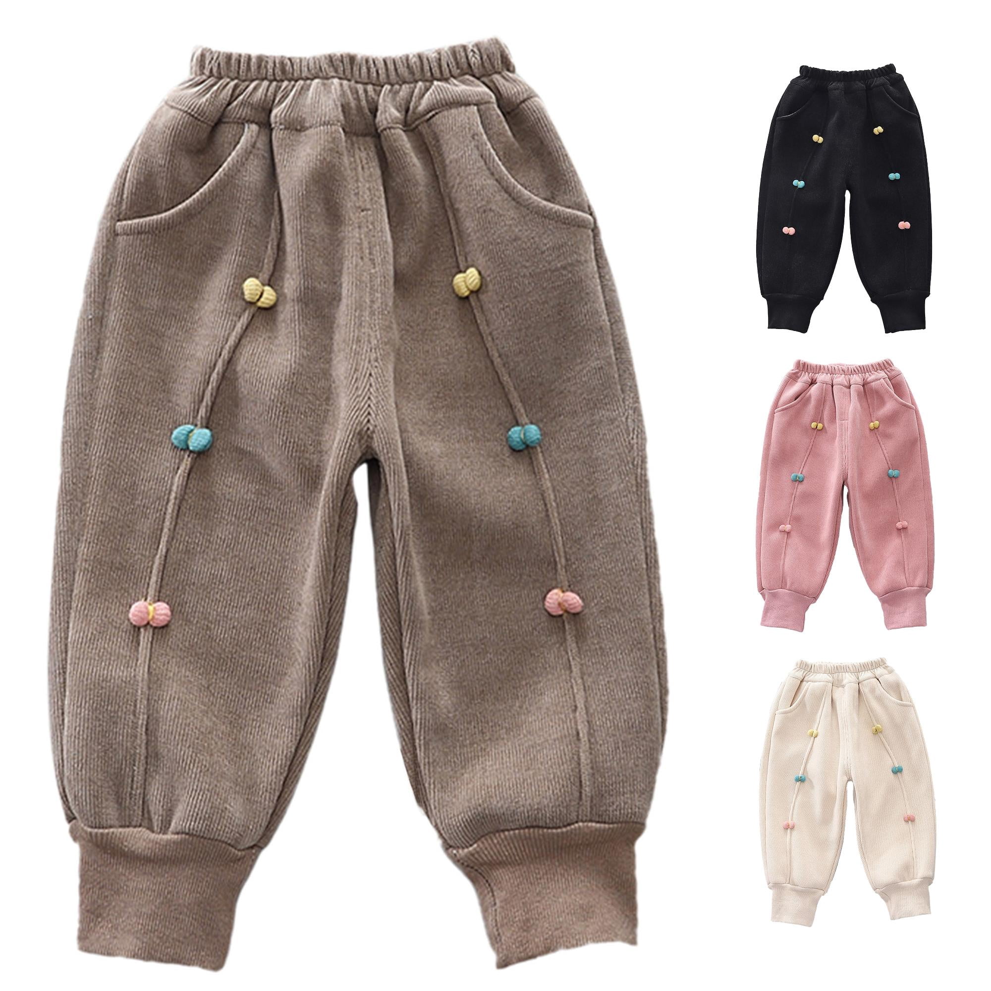 XUANTAOO Joggers for Baby Boys Girls Elastic Waist Athletic Joggers Pants Casual Hiking Pants Trousers with Pockets Girls Boys Outfits Size 6-12 Months