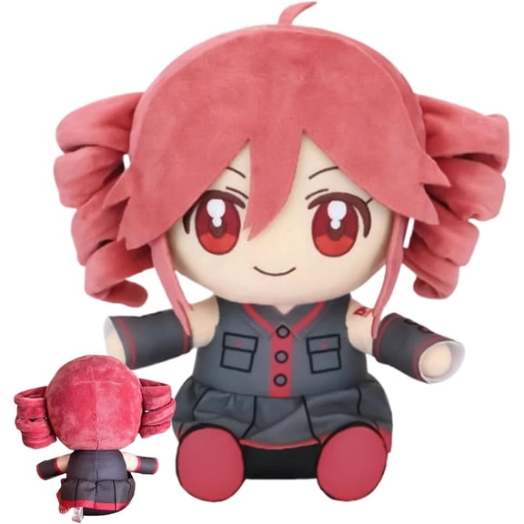 Cute Girls Kasane Teto Plush Stuffed Figure Pillow for Game Fans Room Decor, Women Christmas Birthday Gifts