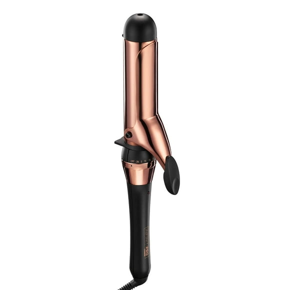 INFINITIPRO BY CONAIR Rose Gold Titanium 1 1/2-Inch Curling Iron, 1 Â½ inch barrel produces soft waves â for use on medium and long hair