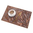 thumbnail image 1 of Bewildely Tapete de , Mantel Individual hueco Rectangular, resistente, taza, almohadilla para taza, decoraciones de vajilla simples Mostrada color bronce, 1 of 6