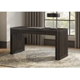thumbnail image 1 of Contemporary Wood Writing Desk Office Table Storage Unit Brown, 1 of 10