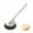 White, variant on Steel Wool Scrubber Dish Brush Set with Handle, Deep Cleaning Scrubber Set Dish Brush for Cleaning Pans, Grills, Stoves (Yellow)