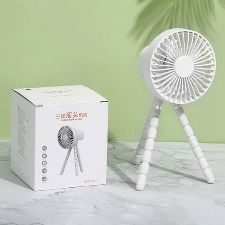 

Portable Stroller Fan 2500mAh Battery Operated Fan Flexible Tripod Clip On Small Fan for Baby Stroller/Carseat/Golf Cart/Camping/Travel Handheld Personal Cooling Fans