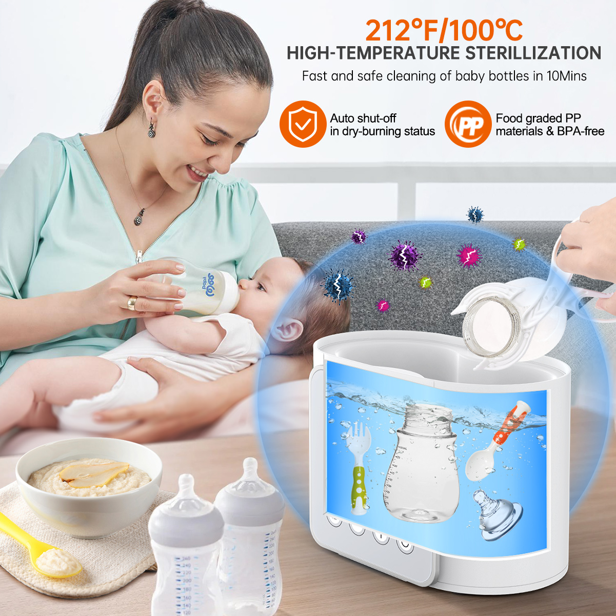 GPED 9-in-1 Double Bottle Warmer photo 3
