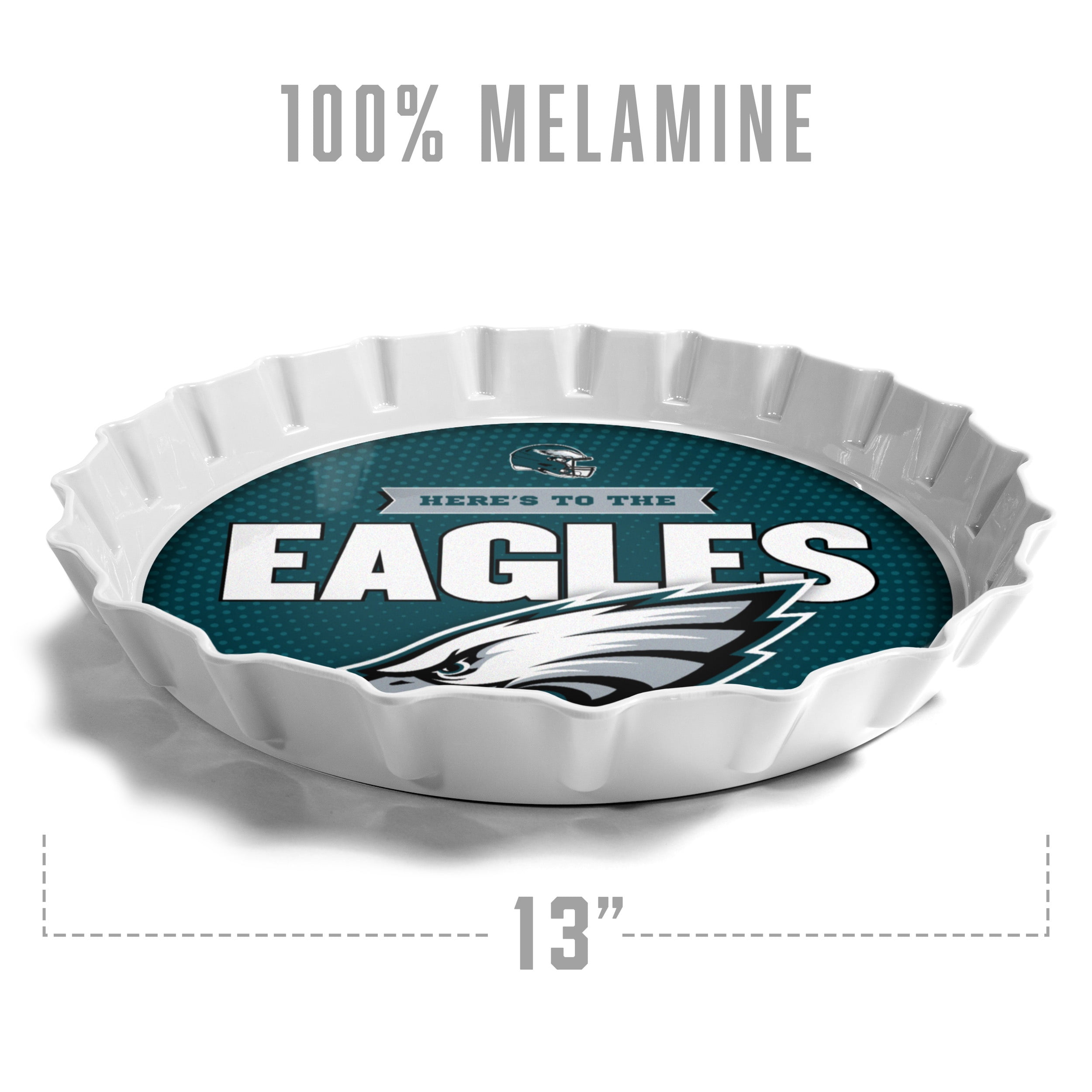 YouTheFan NFL Philadelphia Eagles Bottle Cap Serving Tray