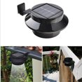 thumbnail image 1 of Luces De Canalón Solares, Iluminación Valla Luz Lámparas De Seguridad A Prueba De Agua Para Alero Jardín Del Paisaje Negro CUTICAT Luz de cerca impermeable al aire libre, 1 of 8