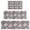 Pioneer Flower Floral-3, variant on Pioneer Flower Floral Print Pattern Kitchen Rugs Sets Of 3,Kitchen Runner Rugs Non Skid Washable,Decorative Kitchen Floor Mats for Kitchen,Sink,Laundry,17X30 Inch 17X47 Inch 17X59 Inch