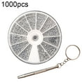 thumbnail image 4 of Joernso 600/1000Pcs M1.2/1.4/1.6 Screw Nut Eyeglasses Watch Repair Tool Assorted Kit, 4 of 5