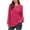 Hot Pink, variant on Utoimkio Women's Long Sleeve Shirts Fall Tops Casual Loose Fit Dressy Fashion Basic Outfits Trendy Clothes 2025