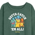 thumbnail image 3 of Pokémon - Gotta Catch 'Em All Group - Women's Lightweight French Terry Long Sleeve Shirt, 3 of 5