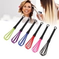 thumbnail image 2 of Hair Color Cream Whisk Prevent Slip Handle Plastic Balloon Stirrer Tool for Salon Kitchen 6pcs, 2 of 5