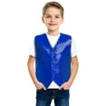 thumbnail image 4 of Boys Sequin Vest Performance Modern Dance Recital Stage Show Party Celebration, 4 of 9
