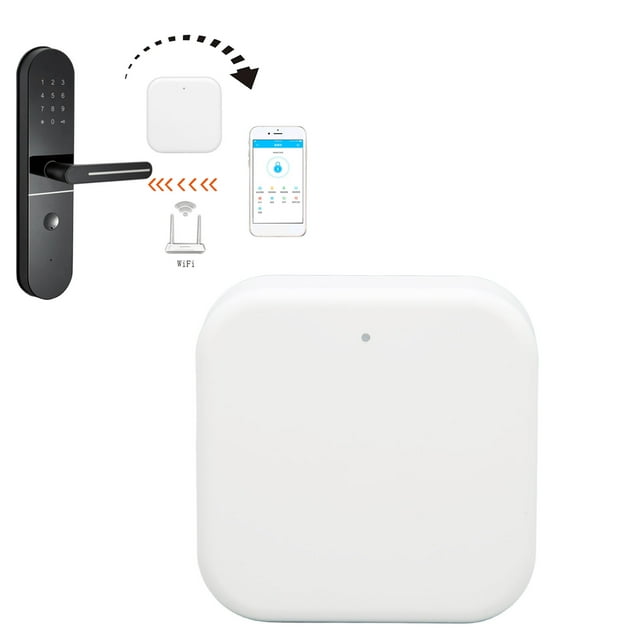 Smart Work, Plug and Play Quick Response Easy Wireless Voice Control Wireless Lock Works for Keyless Entry Door
