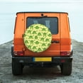 thumbnail image 6 of Rateoe Funny Frogs Pattern Tire Cover Wheel Protectors Weatherproof Wheel Covers Universal Fit for Trailer Rv SUV Truck Camper Travel Trailers Accessories-16 inch, 6 of 6