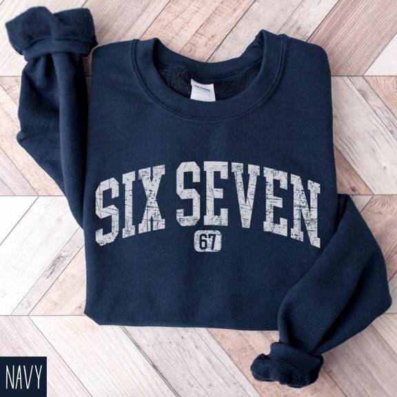 6 7 Sweatshirt, 67 Sweater, Teacher Sweatshirt Trendy Sweatshirt, Viral Sweater, Middle School Teacher, Teen Tshirt All Size S-5XL