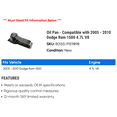thumbnail image 2 of Pan - Compatible with 2005 - 2010 Dodge Ram 1500 4.7L V8 2006 2007 2008 2009, 2 of 2