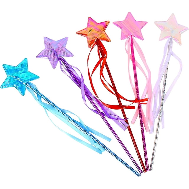 Varita mágica de estrella CHAO 10 Uds accesorios de disfraz de Cosplay infantil