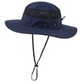 thumbnail image 1 of Connectyle Sombrero de Sol de ala Ancha para Hombres Sombrero Boonie de Vaquero Transpirable UPF 50+ Sombrero de protección Solar para Pesca Senderismo, 1 of 1