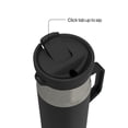 thumbnail image 3 of Contigo Water Bottle, 18 Oz, Stainless Steel, Vacuum Insulated Leakproof With Carrying Strap, SnapSeal Lid, Licorice, 3 of 8