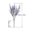 thumbnail image 2 of Lavender Artificial Flower Bouquet, 2 of 8