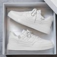 thumbnail image 2 of Men's Low Top Lace Up Thick Sole Casual Sneakers Stitched Hollow Detail Upper Daily Walking Shoes, 2 of 10