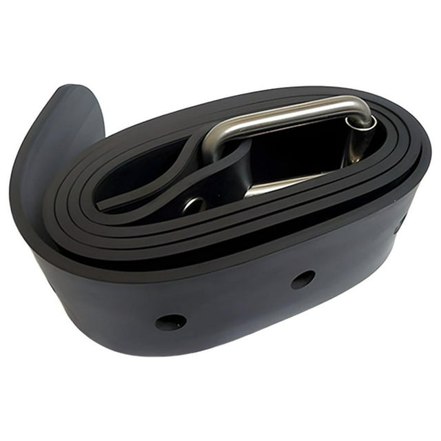 koolsoo Diving Weight Belt, Webbing to Help Divers Weight Strap Belts, Rubber Waist Belt 1.3m 10holes