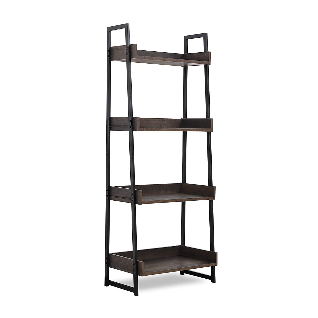 Sekey Home Ladder Shelf 4-Tier Bookshelf Book Case Storage ...