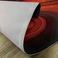thumbnail image 4 of Ambesonne Spires Place Mats Set of 4, Surreal Waves Spiral Art, Standard Size, Red, 4 of 5