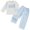 White, variant on Gvdentm Girl Casual Outfit Toddler Girl Clothes Outfits Cute Long Sleeves Top and Pants Sweatsuit 2 Piece Fall Clothing Set