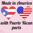 thumbnail image 2 of CafePress - Made In America With Puerto Rican Parts Body Suit - Long Sleeve Cotton Baby Bodysuit, 2 of 4