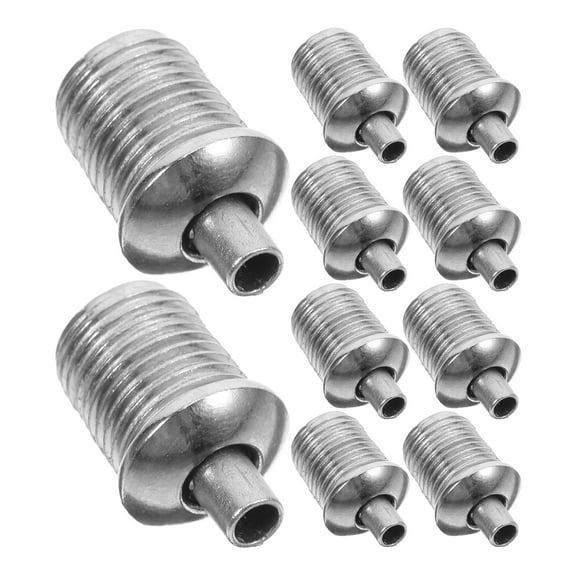 FRCOLOR  10 Pcs Wire Rope Locker Pendant Light Fixture Lights Silver