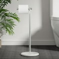 thumbnail image 4 of KES Free Standing Toilet Paper Holder Brushed SUS304 Stainless Steel Freestanding Toilet Tissue Holder with Heavy Marble Base, 4 of 10