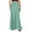 Mint Green, variant on LOVZFMLL Long Skirts for Women Elegant Classic Solid Casual A-Line Maxi Skirts Soft Comfy Swing Flowy Long Dress Mint Green XS