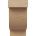 thumbnail image 2 of 6"W x 6"D x 12"H Wide Alpine Rough Cedar Woodgrain TimberThane Corbel, Primed Tan, 2 of 6