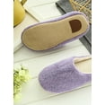 thumbnail image 4 of Women Women's Slippers Fuzzy Plush Fleece Lined House Shoes for Indoor,Outdoor w/Anti-Skid Sole, 4 of 5
