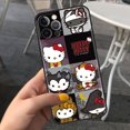 thumbnail image 1 of Funda de teléfono para iPhone 14, 13, 12, 11 pro max, 8, 7, 6, 6S Plus, XS, Max, XR, X, carcasa trasera de parachoques, bonita y fresca, Gato de Hello Kitty Fivean LED, 1 of 2