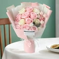 thumbnail image 4 of Caja de flores artificiales Set Rose Flower Centerpieces Arreglos Flores falsas Arte para la decoración para hogar Baby Shower Día de claro Soledad Ramo Seco, 4 of 8