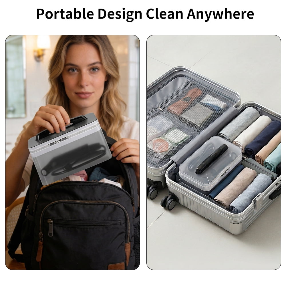 WOWER Electric Handheld Bidet, Dual Pressure Mode, Portable Bidet with Rechargeable 800mAh Battery, Collapsible 2300mL Water Tank Included