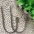 thumbnail image 5 of Cheers.US 2Pcs Curtain Holdbacks, Metal U Shaped Hook Wall Mounted Tassel Curtain Tieback Hook Drapery Tiebacks Curtain Accessories Decorative Curtain Drapery Holdback, 5 of 7