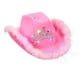 thumbnail image 1 of Sombrero de vaquero Zulema estilo vaquero para niña con corona enrollada luminoso lentejuelas, 1 of 8