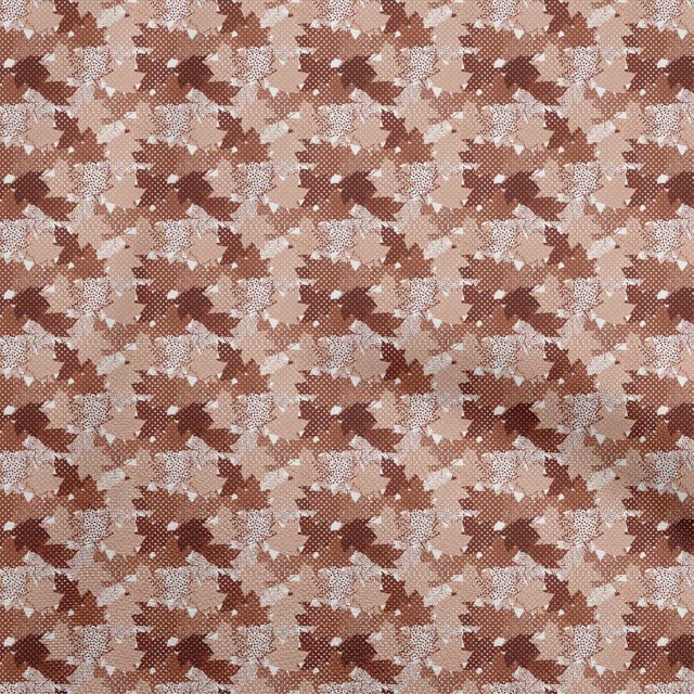oneOone Cotton Flex Brown Fabric Abstract Sewing Craft Projects Fabric Prints By Yard 40 Inch Wide