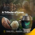 thumbnail image 6 of Yatskia Telescope Northern Lights Mini Memorial Urns for Human Ashes Adult Female, Cremation Burial Urn for Ashes Adult Male, Small Urn for Human Ash Keepsake, (Monar Pack of 1, 3 Inch), 6 of 8